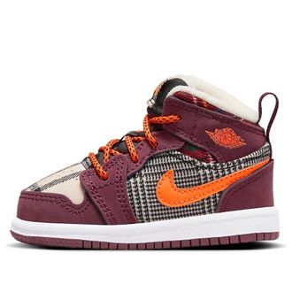 Nike Jordan (TD) Air Jordan 1 Mid SE Plaid FD5462-608