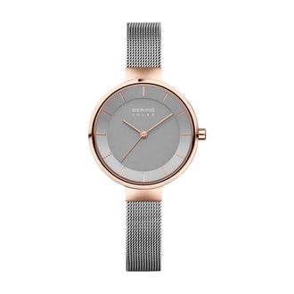 Bering Bering, Accessoires, Dames, Grijs, ONE Size, Zonne-energie Horloge