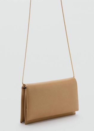 Mango Borsa a tracolla piccola ocra - Donna - Taglia unica - MANGO