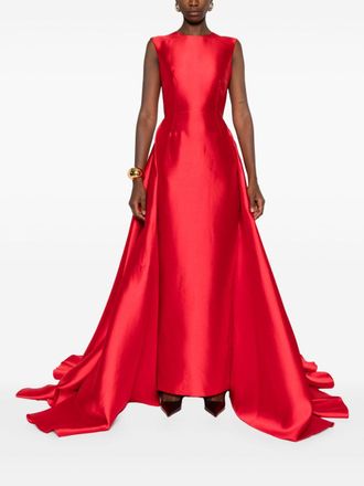 Solace London Womens Larsen Maxi Dress - Red - Size EU 36 (Womens)