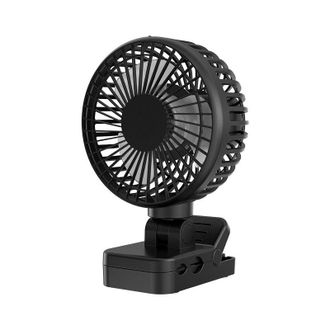 OEM Ventilador Port&aacute;til Con Clip De 4000 Mah Con Control Remoto, Recargable Con Funci&oacute;n De Bater&iacute;a Externa, Luz Led, Temporizador, 4 Velocidades: Ideal Pa