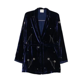 Forte_Forte Light Jassen - Dames - Jassen - Blauw - Maat: L