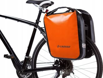 OEM Alforjas Para Bicicleta Crosso Dry 60 Sistema Crosso Naranja