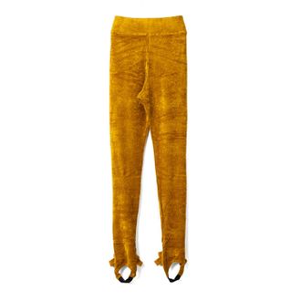 Viktor & Rolf Velvet Leggings - Yellow