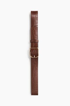H&M G&uuml;rtel - Braun/Krokopr&auml;gung
