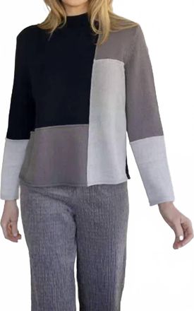 Habitat Yin Yang Funnel Neck Pullover In Truffle