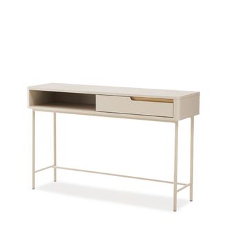 Koketto Home Consola de recibidor en color beige con dise&ntilde;o moderno