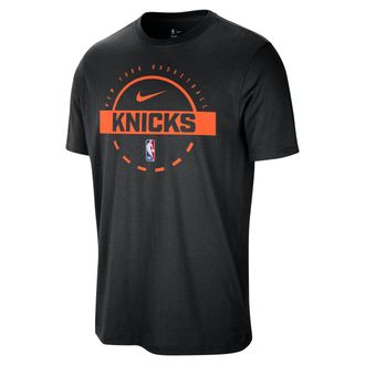 Nike New York Knicks Nike Mens NBA Practice T-Shirt in Black | HQ9721-010