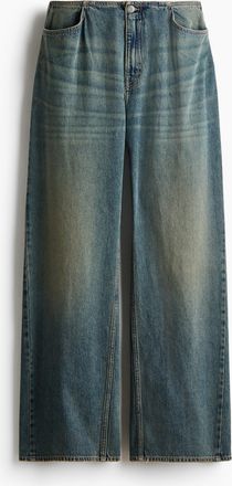 H&M Baggy Low Jeans - Blue