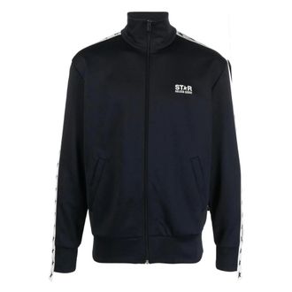 Golden Goose Zip-throughs, male, Blue, Size: XL Track Jacket