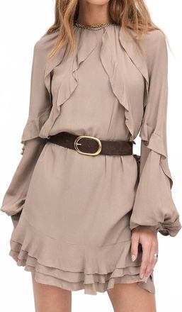 Favorite Daughter Because Of You Mini Dress In Mocha