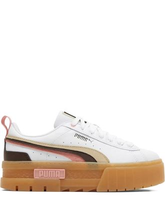 Puma Mayze Triplex sneakers met plateauzool - Wit