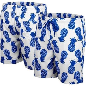 Colosseum Mens Colosseum White Air Force Falcons Pineapples Swim Shorts at Nordstrom, Size Xx-Large