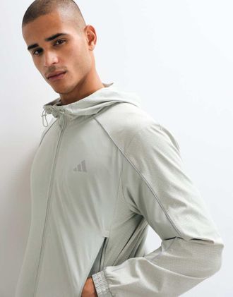 adidas adidas giacca tecnica leggera da training in salvia-Verde