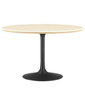 ModWay Lippa 48 Round Artificial Travertine Dining Table