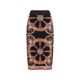 Dolce & Gabbana Dames, Rokken, Veelkleurig, Maat: S