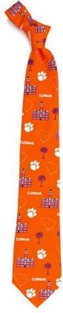 Eagles Wings Clemson Tigers Hometown Silk Tie in Orange at Nordstrom