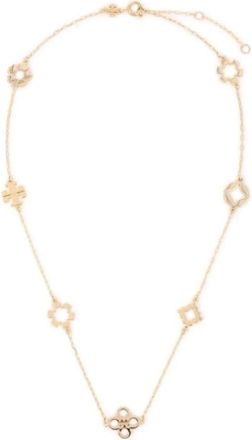 Tory Burch Forget Me Not Ketting - Dames - Kettingen - Geel - ONE Size - Accessoires