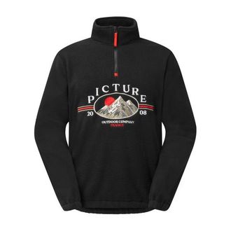 Picture Gamvik Fleece Crew Fleecepullover f&uuml;r Herren | schwarz