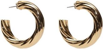 Argento Vivo Twisted Chubby Hoop Earrings in Gold at Nordstrom