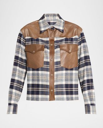 TWP Waylon Plaid Flannel Shirt