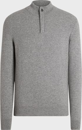 Ermenegildo Zegna Men & apos;s Cashmere Quarter-Zip Sweater