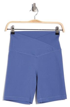 Yogalicious DENIM RIB CROSSOVER FRONT V WB in Dark Denim at Nordstrom Rack, Size X-Large