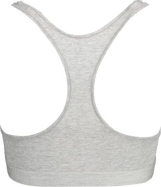 Tommy Hilfiger Logo Cotton Sports Bra - Gray