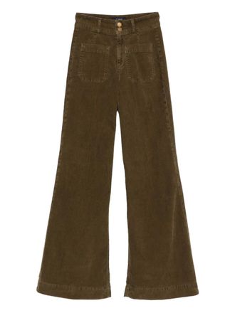 Seafarer corduroy pocket trousers - Green