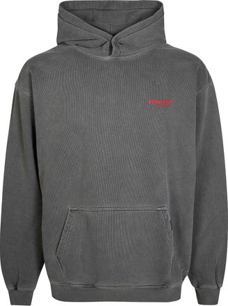 Represent Washed Charcoal Grey Owners Club Graphic Hoodie