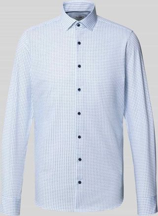 Olymp Level 5 Slim Fit Business-Hemd mit Kentkragen in Weiss, Größe 38