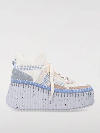 Chloe ロースニーカー ブルー SS25 Chloé Kick Sneaker in Cloudy cream | Chloé US