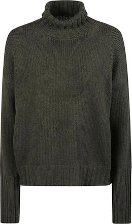 Aragona Maglione Dolcevita D3447Tf - - Knitwear - Donna - Verde - 2XS