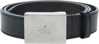 Gucci Pre-owned Belts, male, Black, Size: ONE SIZE Pre-owned Vintage Belt