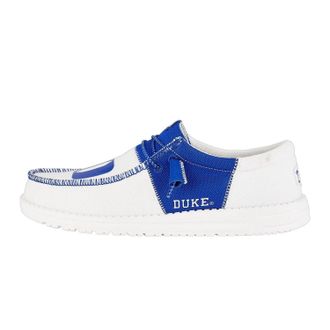 Hey Dude Wally Tri Duke 42764-4A1 Mens Blue White Moc Toe Slip-On Shoes SHOP672