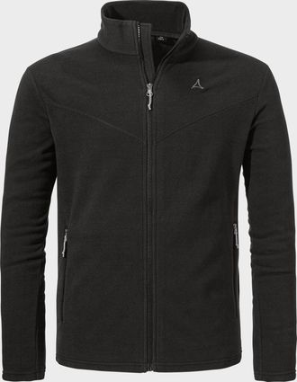 Sch&ouml;ffel Fleecejacke SCH&Ouml;FFEL Fleece Jk Style Qutang MNS, Herren, Gr. 46, schwarz (9990, schwarz), Oberstoff: 100% Polyester, regular fit, hoch geschlossener A