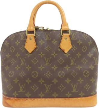 Louis Vuitton Pre-owned Monogram Handtas - Dames - Vintage Handtas - Bruin - ONE Size - Vintage