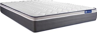 Actisom Actisom - Colch&oacute;n Blanco Con Espuma Viscoel&aacute;stica 140 X 190