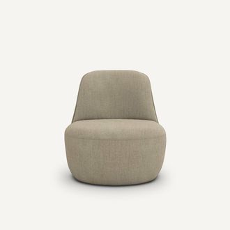 AM.PM Draaifauteuil in chambray linnen, Rosebury
