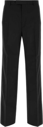 Gucci Black Flat Front Pants