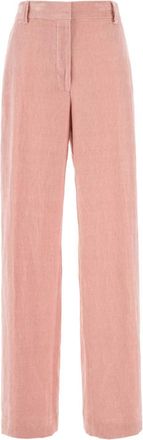 Dries Van Noten Pink Velvet Pixy Pant