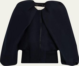 Dries Van Noten Virginny 2 Puff-Sleeve Wool Jacket