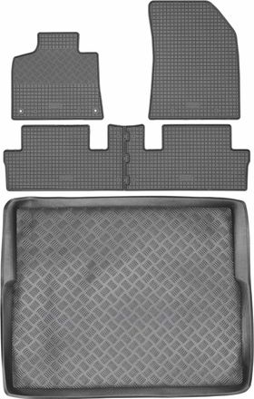 OEM Juego De Alfombrillas De Goma Para Citro&euml;n C4 Picasso Minivan (2013-2019) + Alfombrilla Para El Maletero