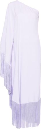 Taller Marmo Spritz fringed maxi dress - women - Acetate/Viscose - 36 - Purple
