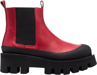 Paloma Barcel&oacute; Boots Celine - Dames - Enkellaarsjes - Rood - 41 EU - Schoenen