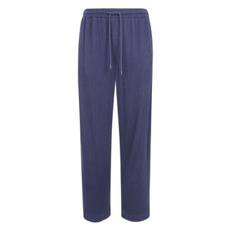 Giorgio Armani Broeken, Heren, Blauw, L, Wide Broeken