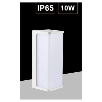 Trade Shop Trade Shop Traesio - Trade Shop - Applique Led Da Esterno Facciate Giardino Moderno Lampada Da Muro 10w Ip65 643-b