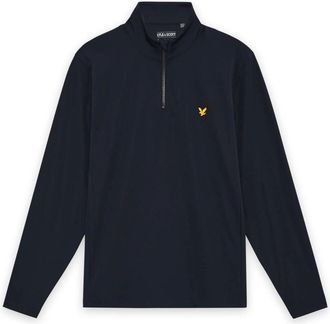Lyle & Scott Golf Core Quarter Zip Midlayer - Heren - Tops - Blauw - Maat: 2XL