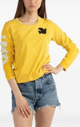 Freecity T-shirt con stampa grafica - Giallo