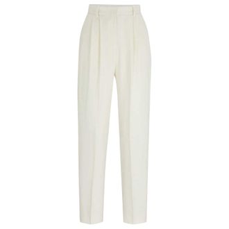 HUGO BOSS Dames Tefike Broek (Wit)